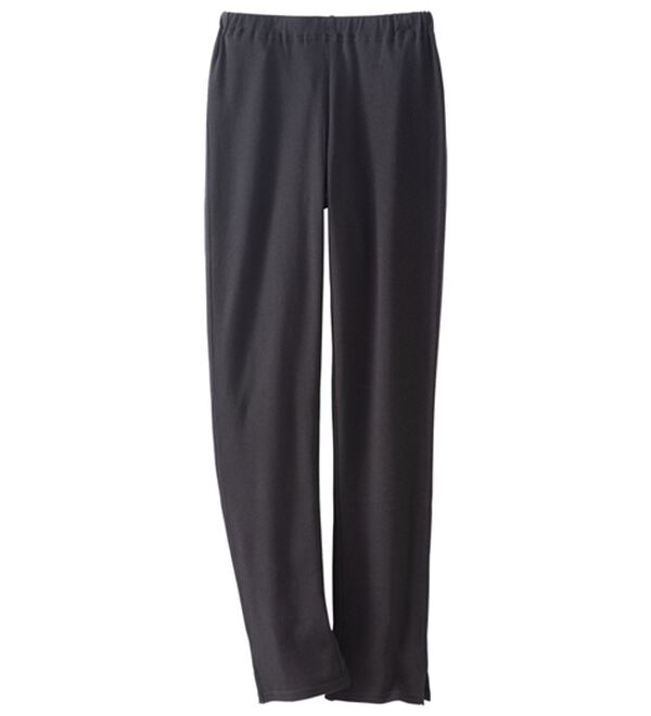 LAVIENNE（ラヴィエンヌ）の「綿１００％着回し自在パンツ（クロップドパンツ）」｜黒