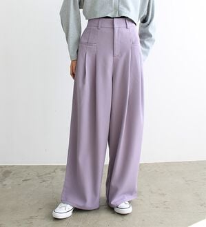 GeeRA（ジーラ）の「フロントポケットタックワイドパンツ（ワイドパンツ・ガウチョ）」｜詳細画像