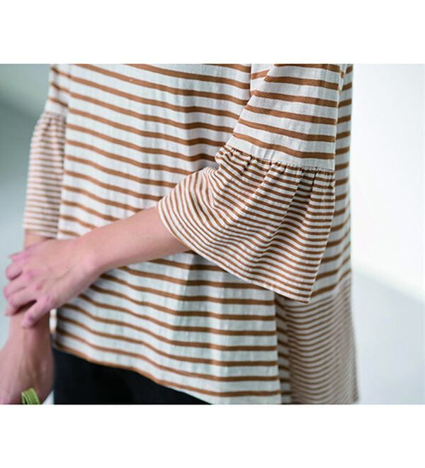 BELLUNA（ベルーナ）の「ボーダー切替プルオーバー（カットソー）」｜詳細画像