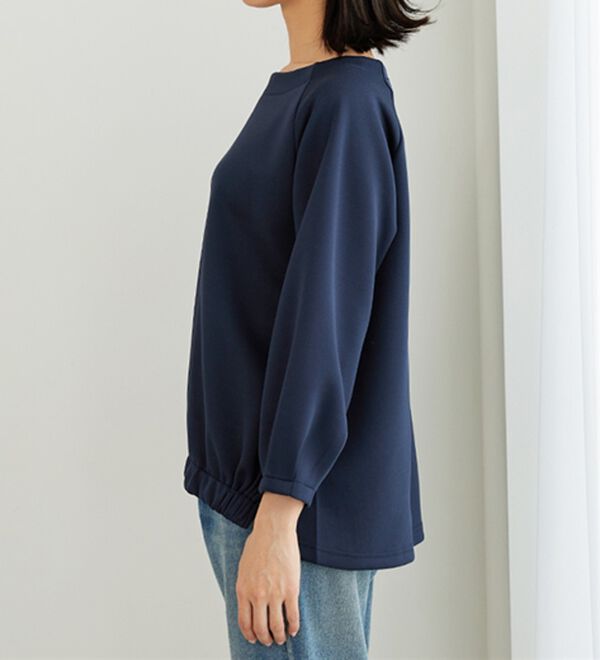 BELLUNA（ベルーナ）の「軽やか！メッシュダンボールプルオーバー（カットソー）」｜詳細画像