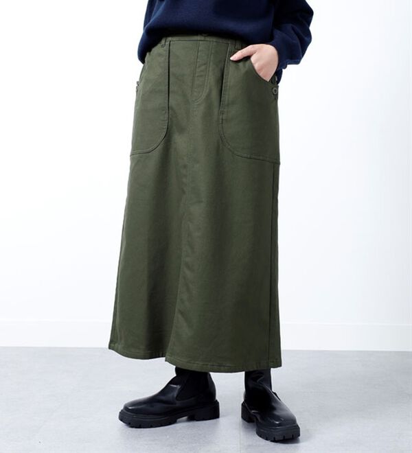 BELLUNA（ベルーナ）の「＜ｓｏｒａｆｕｋｕ＞裏トリコット起毛素材スカート（ロングスカート）」｜詳細画像