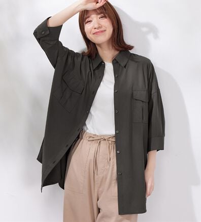 Viola e Viola（ヴィオラ エ ヴィオラ）の「ゆるシルエットシャツ（シャツ）」