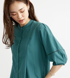 BELLUNA（ベルーナ）の「エアリービンテージ素材タック使いブラウス（ブラウス）」｜詳細画像