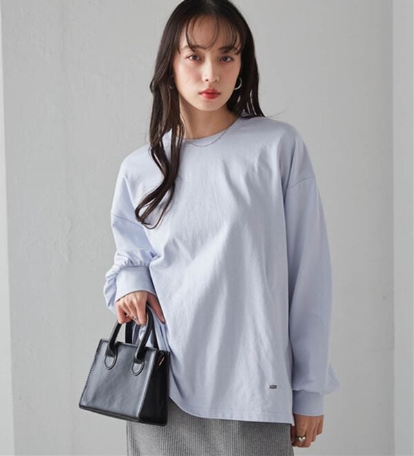 RANAN（ラナン）の「多機能ベーシックオーバーサイズ長袖Tシャツ（Tシャツ）」｜詳細画像