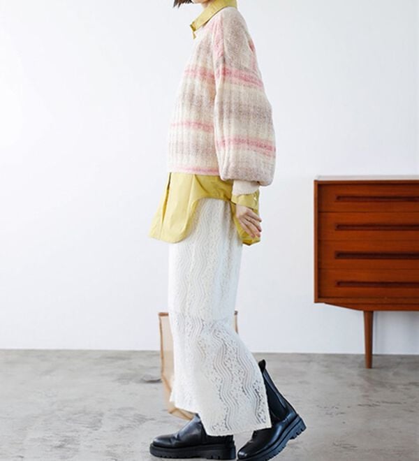 GeeRA（ジーラ）の「グラデーションニットプルオーバー（ニット・セーター）」｜詳細画像