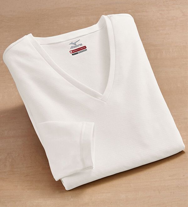 「【２枚組】＜ミズノ＞ブレスサーモアンダーウエア　長袖シャツ（メンズ肌着・インナーウェア）」｜詳細画像