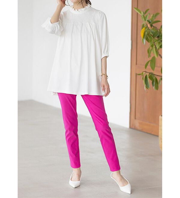 シャーリングパフスリーブチュニック - ベルーナ【公式】