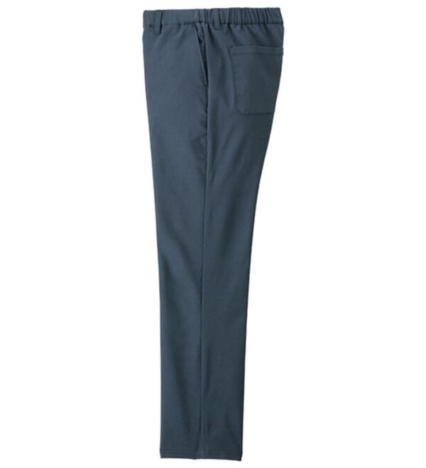 「＜シンプル＆プラス＞接触冷感ストレッチパンツ（メンズフルレングスパンツ）」｜ブルー