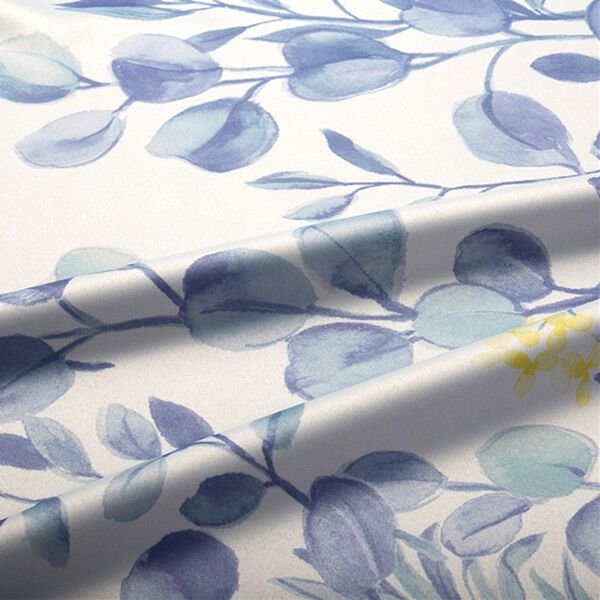 「簡単！素敵にコーディネート　カーテン＆ボイルレースセット＜ボタニカルグリーン・ボタニカルフラワー・ボタニカルブルー＞（ドレープカーテン）」｜詳細画像