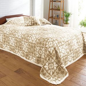 「抗菌防臭防ダニ付ハワイアンふくれジャカード織マルチカバー（ソファーカバー）」｜詳細画像