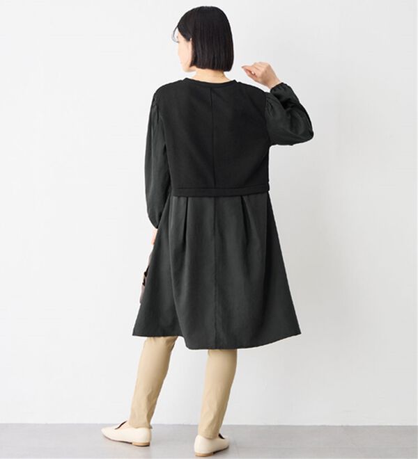 Viola e Viola（ヴィオラ エ ヴィオラ）の「時短コーデ楽ちんドッキングワンピース（ドッキングワンピース）」｜詳細画像