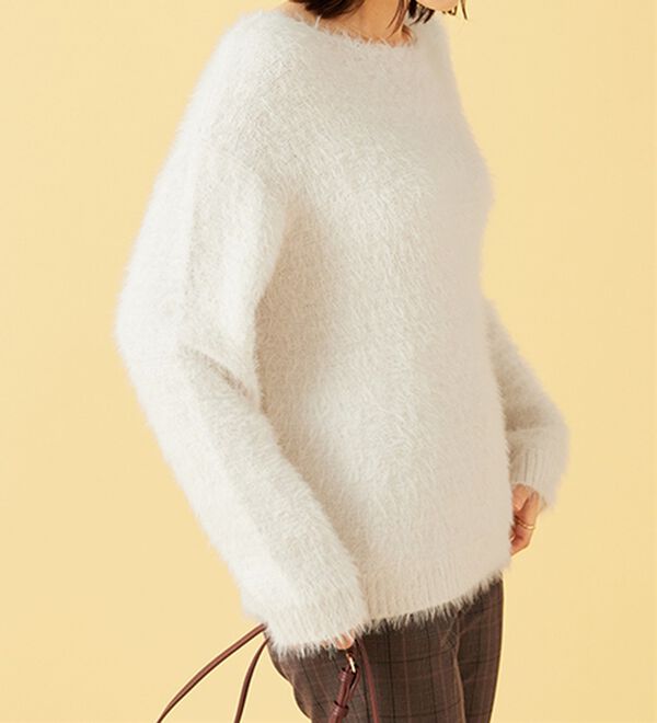 BELLUNA（ベルーナ）の「ふわふわシャギープルオーバー（ニット・セーター）」｜詳細画像