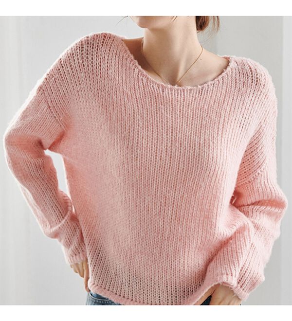 RANAN（ラナン）の「モヘアタッチローゲージシアーニット（ニット・セーター）」｜詳細画像