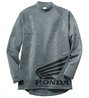 「＜ＨＯＮＤＡ＞ビッグロゴ防風インナー（メンズ肌着・インナーウェア）」｜グレー