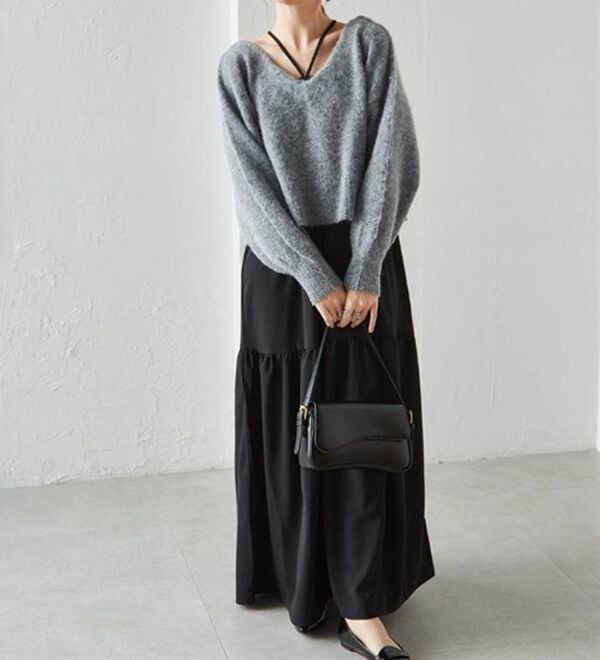 RANAN（ラナン）の「シャギーニット&times;キャミワンピースセット（その他ワンピース）」｜詳細画像