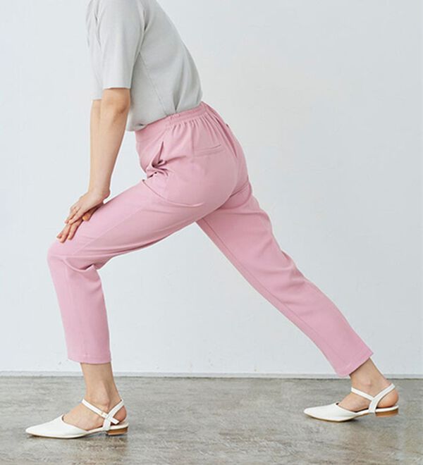 Pierrot（ピエロ）の「多機能ストレッチツイルテーパードパンツ（フルレングスパンツ）」｜詳細画像