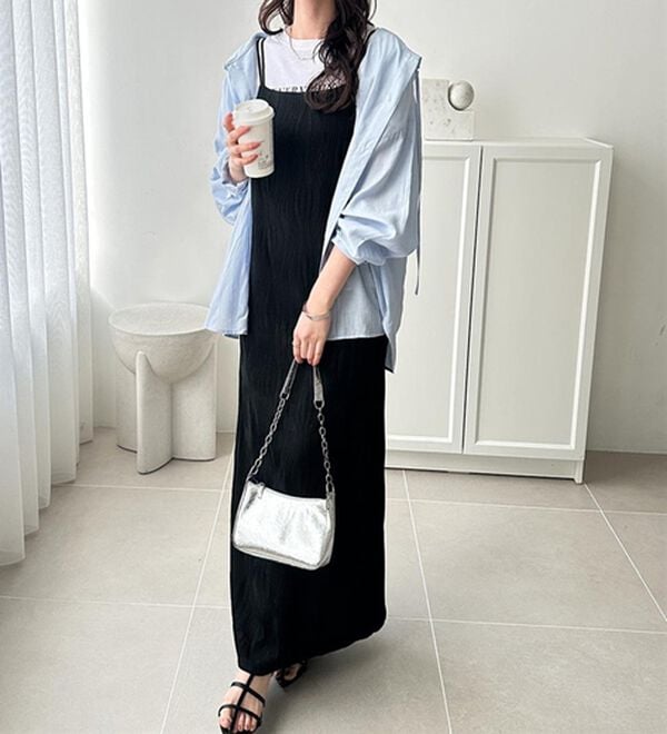 GeeRA（ジーラ）の「ウェーブジャガードキャミワンピース（その他ワンピース）」｜詳細画像