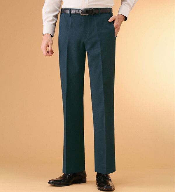 「暖か裏起毛定番柄スラックス（メンズスラックス）」｜詳細画像