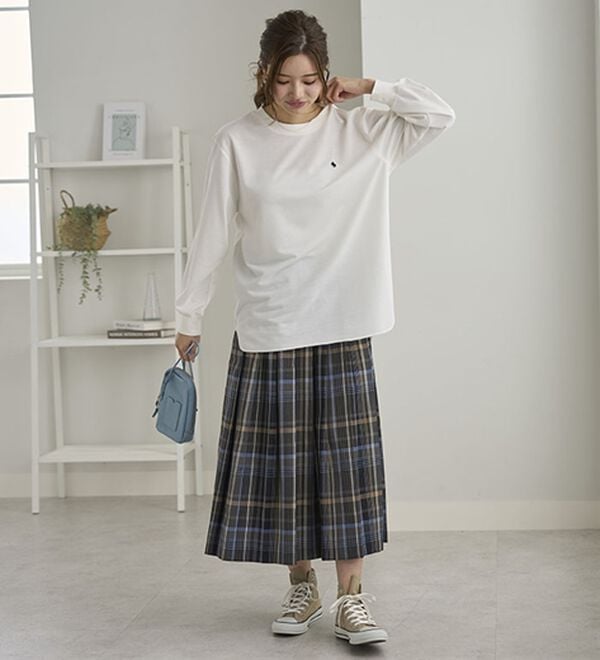 BELLUNA（ベルーナ）の「【ＰＯＬＯ　ＢＣＳ】ミニ裏毛素材デザイントップス（カットソー）」｜詳細画像