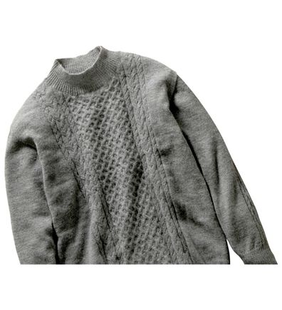 「ベビーアルパカ１００％上質セーター（メンズニット・セーター）」