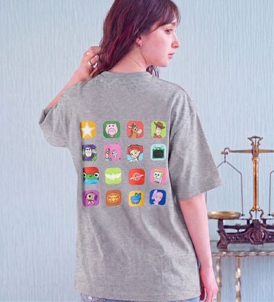「＜Disney＞【トイ・ストーリー5】バックプリントワイドTシャツ（カットソー）」