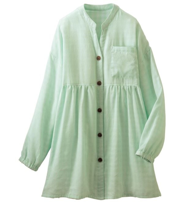 LAVIENNE（ラヴィエンヌ）の「綿１００％ふんわり可愛いダブルガーゼパジャマ（パジャマ・ルームウェア）」｜詳細画像