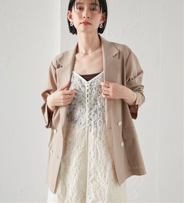 RANAN（ラナン）の「シアーダブルジャケット（テーラードジャケット）」｜詳細画像