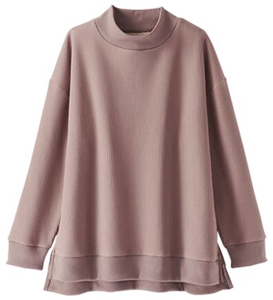BELLUNA（ベルーナ）の「【快適Ｌａｂ．】ワッフル素材裏ボアハイネックプルオーバー（カットソー）」