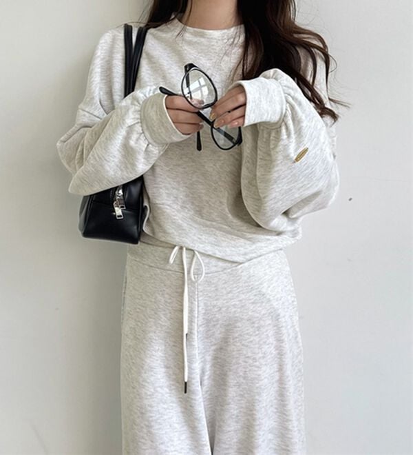 GeeRA（ジーラ）の「ダブルウエストワイドスウェットパンツ（その他パンツ）」｜詳細画像