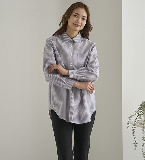 BELLUNA（ベルーナ）の「アイロンいらずの形態安定シャツ（シャツ）」｜詳細画像