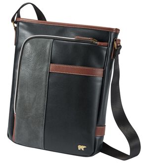 「＜ゴールデンベア＞７得ショルダーバッグ（メンズショルダーバッグ）」｜ブラック