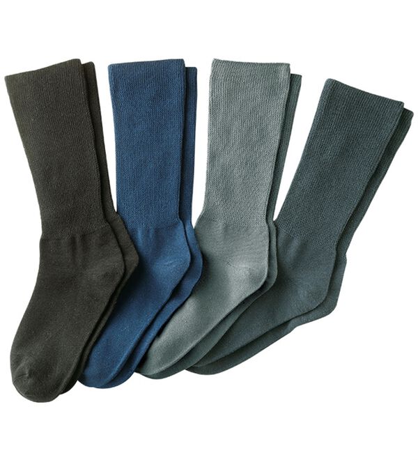 「綿混しめつけません靴下（メンズ靴下・タイツ）」｜詳細画像