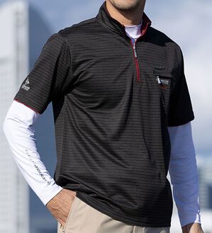 「【３色組】＜ダンロップ・リファインド＞ハーフジップアンサンブル・ハーフジップ・ハイネック（メンズシャツ）」｜詳細画像