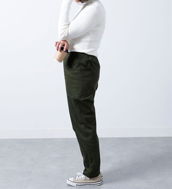 BELLUNA（ベルーナ）の「＜ｓｏｒａｆｕｋｕ＞裏トリコット起毛素材パンツ（フルレングスパンツ）」｜詳細画像