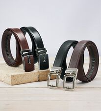 「＜ゴールデンベア＞長く使える！着脱楽々ベルト（メンズベルト）」