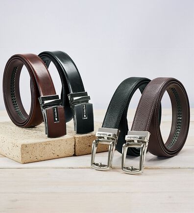 「＜ゴールデンベア＞長く使える！着脱楽々ベルト（メンズベルト）」