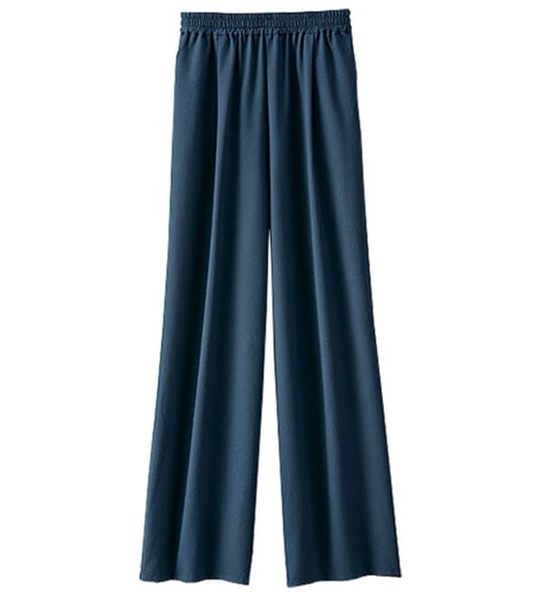 BELLUNA（ベルーナ）の「エアリーサッカー素材ワイドパンツ（ワイドパンツ・ガウチョ）」｜詳細画像