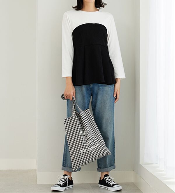 BELLUNA（ベルーナ）の「ロゴプリントトートバッグ（その他バッグ）」｜詳細画像