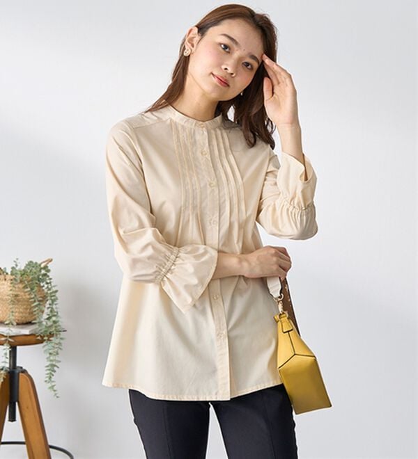 BELLUNA（ベルーナ）の「綿混素材春色ブラウス（ブラウス）」｜詳細画像