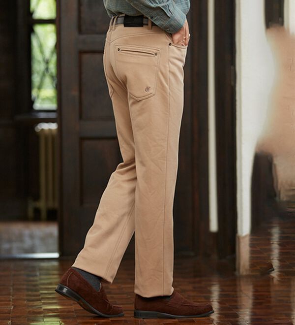 「【３本組】＜コムルヴァン・オム＞３６０&deg;のびのび楽暖パンツ（メンズフルレングスパンツ）」｜詳細画像