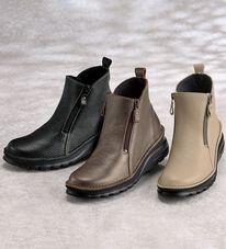 ルフラン（ルフラン）の「＜アビータ＞４Ｅ牛革ダブルファスナーブーツ（ブーツ）」