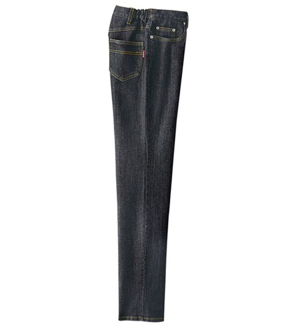 BELLUNA（ベルーナ）の「スーパーストレッチデニムパンツ（フルレングスパンツ）」｜黒