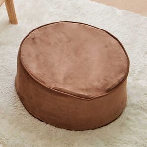 iellio（イエリオ）の「便利な極厚フロアクッション＜マルチクッション・座布団クッション・シートクッション・床座り用クッション・スツール・北欧風＞（クッション・クッションカバー）」｜モカ