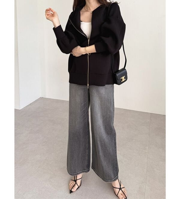 GeeRA（ジーラ）の「前後２ＷＡＹダブルジップスウェット（カットソー）」｜詳細画像