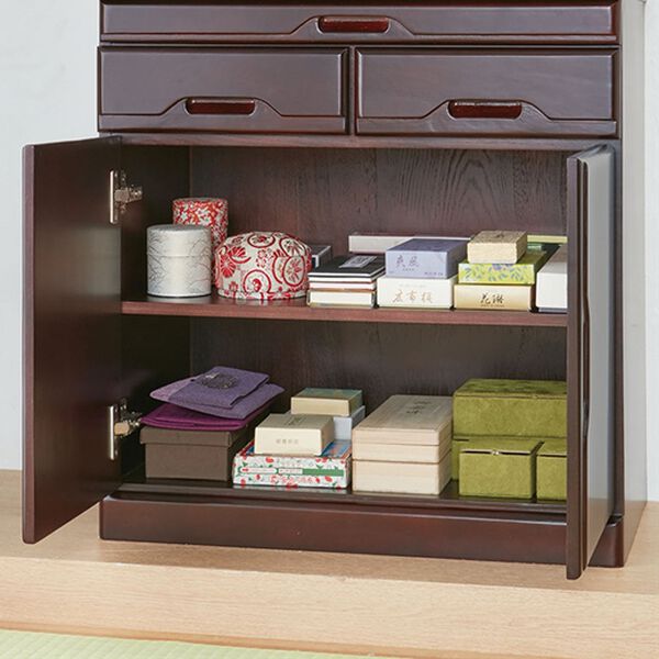 「セットでお得　天然木モダン風仏壇（仏壇・仏具）」｜詳細画像