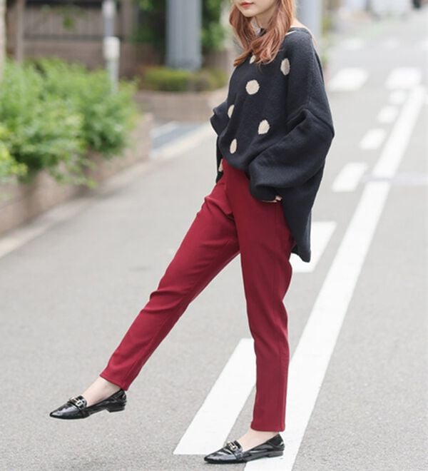 A HAPPY MARILYN（アハッピーマリリン）の「【Ｍ～８Ｌ】楽ちん暖かスキニーパンツ（スリム・スキニーパンツ）」｜詳細画像