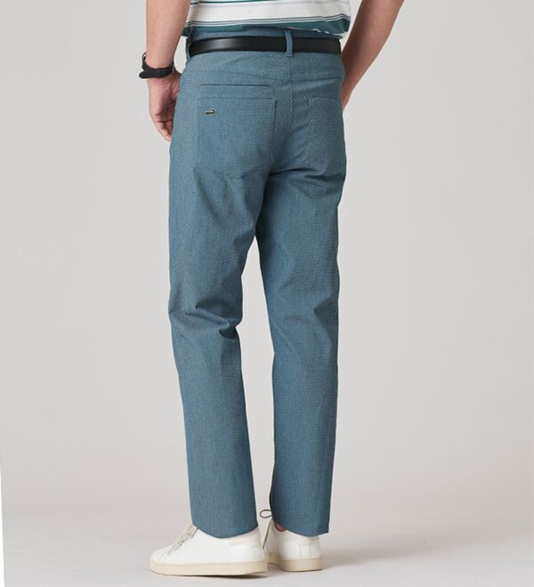 「＜クロコダイル＞ドビー柄パンツ（メンズフルレングスパンツ）」｜詳細画像