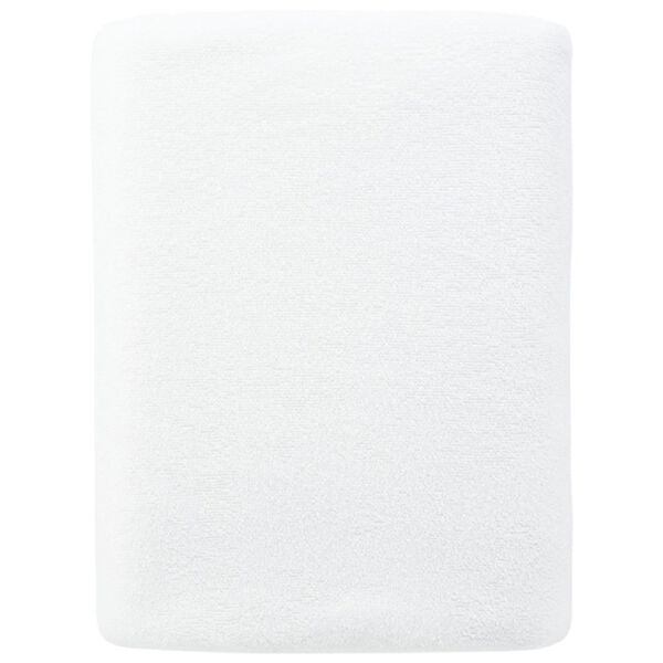 「三方開き敷ふとんカバー２枚組（掛布団カバー）」｜タオル地ホワイト