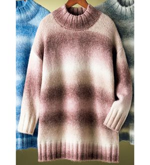 ルフラン（ルフラン）の「グラデーションセーター（ニット・セーター）」｜ピンク