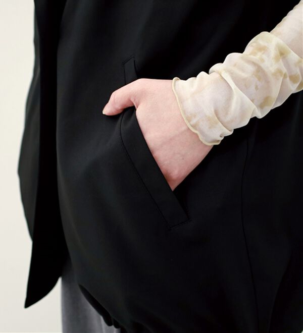 BELLUNA（ベルーナ）の「ドロスト使いテーラードジレ（ベスト）」｜詳細画像